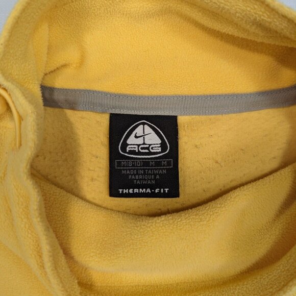 VTG Nike ACG Thermal Mock Neck Base Layer Fleece Pullover Sweater Womens M 8-10 - Picture 6 of 11